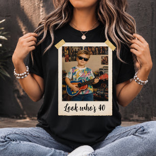 Custom photo vintage Polaroid, Friends & family T-Shirt