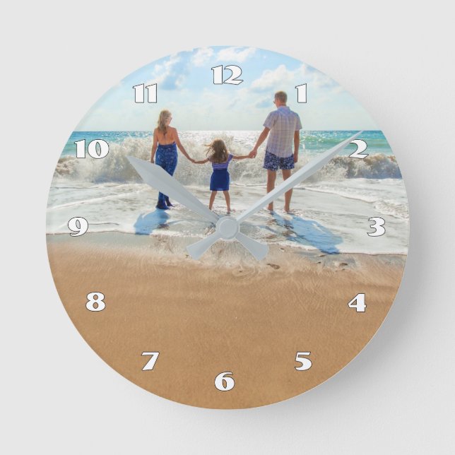 Custom Photo Wall Clock (Front)