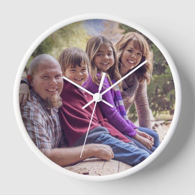 Custom Photo Wall Clock (Front)