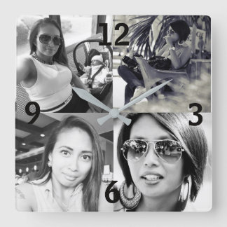 Custom Photo Wall Clock