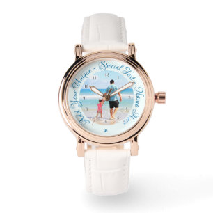 Custom Photo Watch Gift with Your Photos and Text