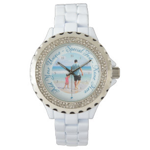 Custom Photo Watch Gift with Your Photos and Text