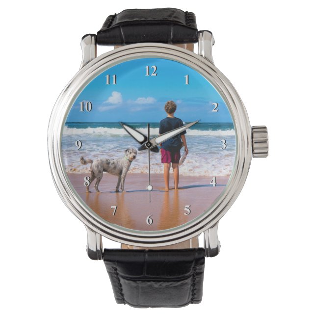 Custom Photo Watch Gift with Your Photos Design (Front)