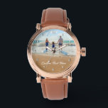 Custom Photo Watch with Your Photos and Text<br><div class="desc">Custom Photo Watch - Unique Your Own Design Personalised Family / Friends or Personal Watches Gift - Add Your Photo / or Text / more - Resize and move or remove and add elements / image with Customisation tool ! Good Luck - Be Happy :)</div>