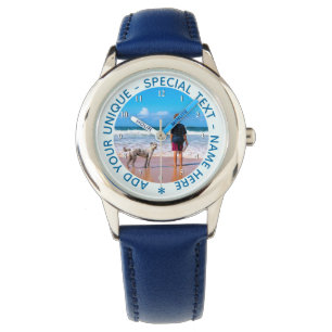 Custom Photo Watch with Your Photos and Text