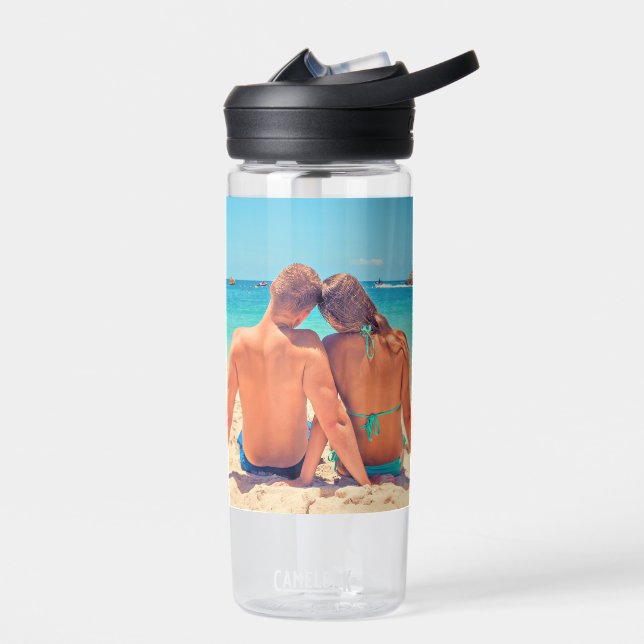 Custom Photo Water Bottle Gift with Your Photos (Left)
