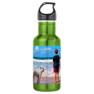 Custom Photo Water Bottle with Your Photos Design