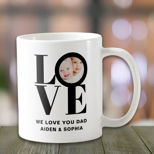 Custom Photo We Love You Dad Coffee Mug