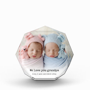 Custom Photo We Love You Grandpa Names Year