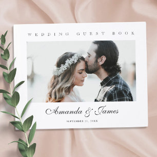 Custom Photo Wedding Guest Book