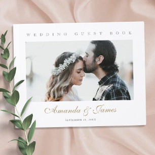 Custom Photo Wedding Guest Book