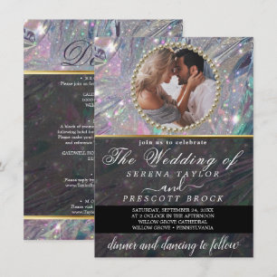 Custom Photo Wedding Invitation