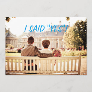 Custom Photo Wedding Invite