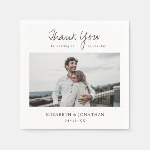 Custom Photo Wedding Napkin
