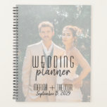 Custom Photo Wedding Planner Notebook<br><div class="desc">Stay organised and inspired with this custom Photo Wedding Planner Notebook,  featuring a stylish cover with your favourite engagement or wedding photo. Perfect for managing checklists,  vendors,  timelines,  and all your wedding dreams in one beautifully designed keepsake.</div>