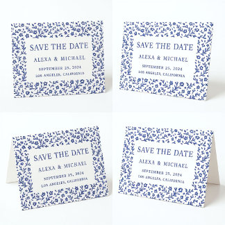 Custom Photo Wedding Save the Date Cards