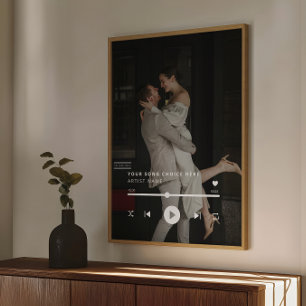 Custom Photo Wedding Song  Poster