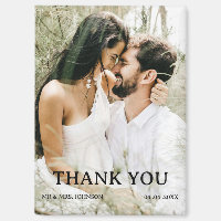 Custom Photo Wedding Thank You