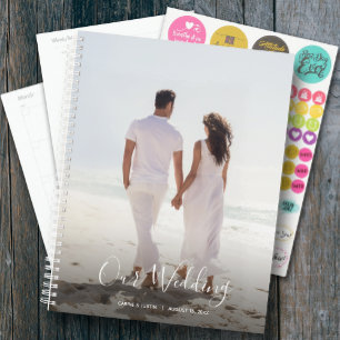 Custom Photo Weekly Monthly Wedding Planner