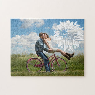 CUSTOM Photo What A Great Day To Be Alive Jigsaw Puzzle