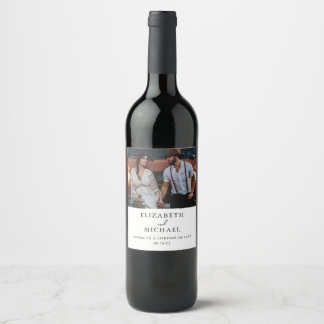 Custom Photo Wine Label Personalised Wine Label
