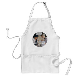 Custom photo with family name and established year standard apron