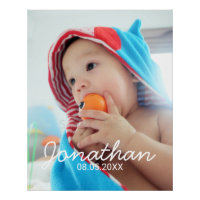 Custom Photo with Name and Date