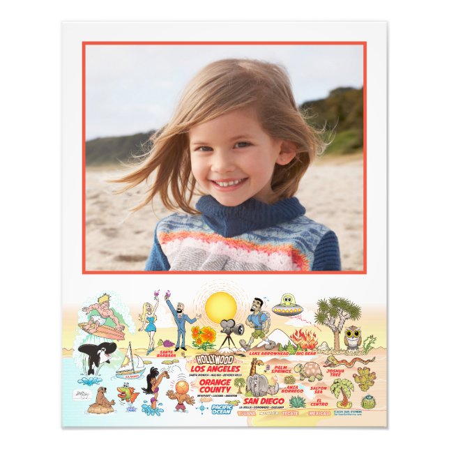 Custom Photo with SoCal Scene Print (Front)