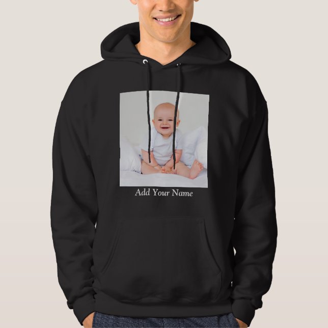 Custom Photo With Your Name Hoodie (Front)