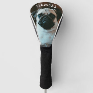 Custom Photo With Your Pet Dog Name Picture On Golf Head Cover