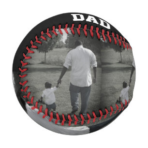 Custom Photo World’s Number One Dad Father’s Day Baseball