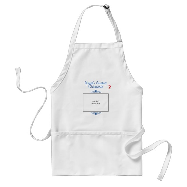 Custom Photo! Worlds Greatest Chiweenie Standard Apron (Front)