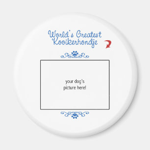 Custom Photo! Worlds Greatest Kooikerhondje Magnet