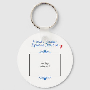 Custom Photo! Worlds Greatest Spinone Italiano Key Ring