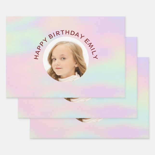 Custom Photo Wrapping Paper Sheet (Set)