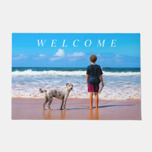 Custom Photo - Your Design - My Pet - Welcome Doormat