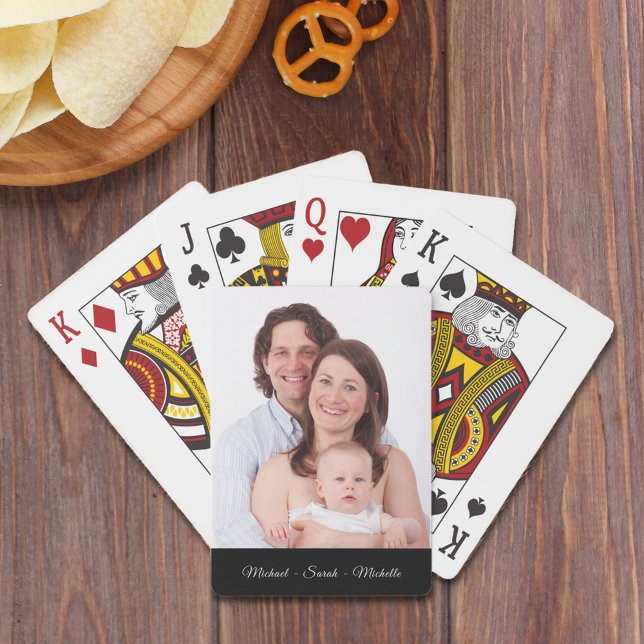 Custom Photo Your Name Playing Cards (Creator Uploaded)