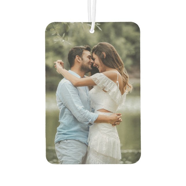 Custom Photo Your Own Design Air Freshener (Back)