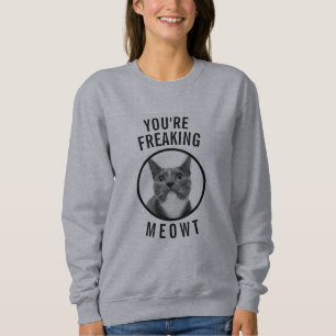 Custom Photo You're Freaking Meowt Funny Cat Shirt