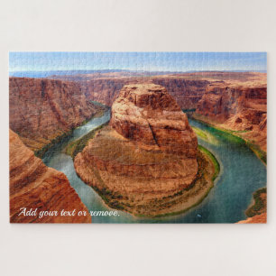 Custom photograph, "Horseshoe Bend", Grand Canyon, Jigsaw Puzzle