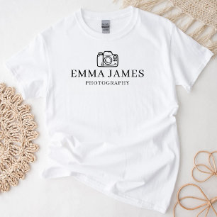 Custom Photographer Personalised Photography Photo T-Shirt