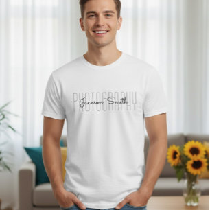 Custom Photographer Shirt, Personalized T-Shirt