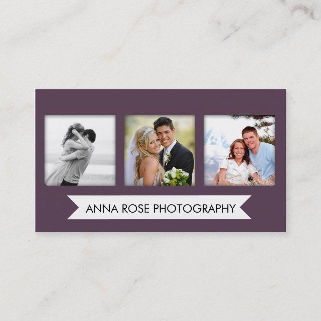 Custom Photography Business Cards | Photography (Front)