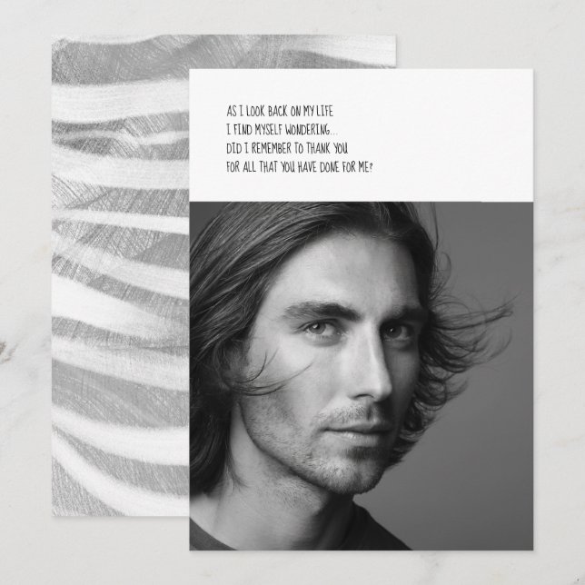 Custom Photography Greeting Card  (Front/Back)
