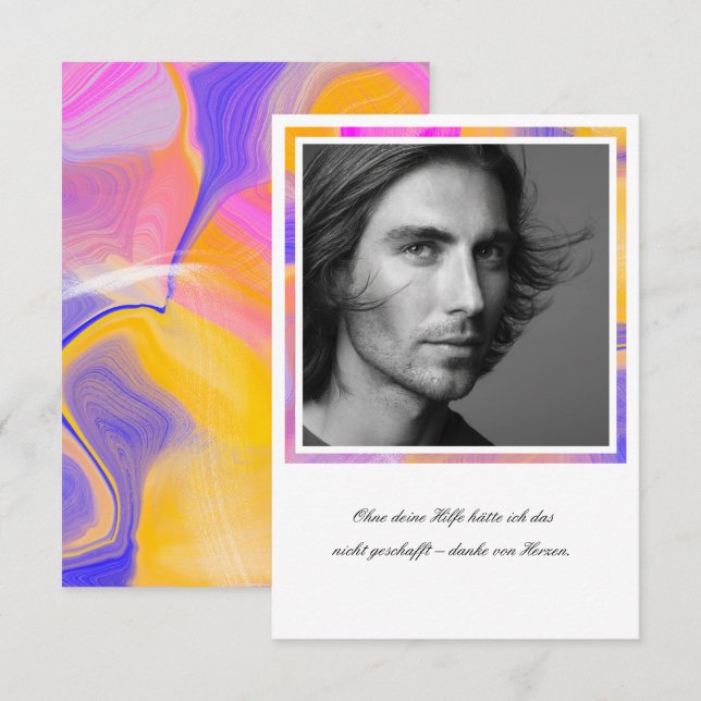 Custom Photography Greeting Card  (Front/Back)