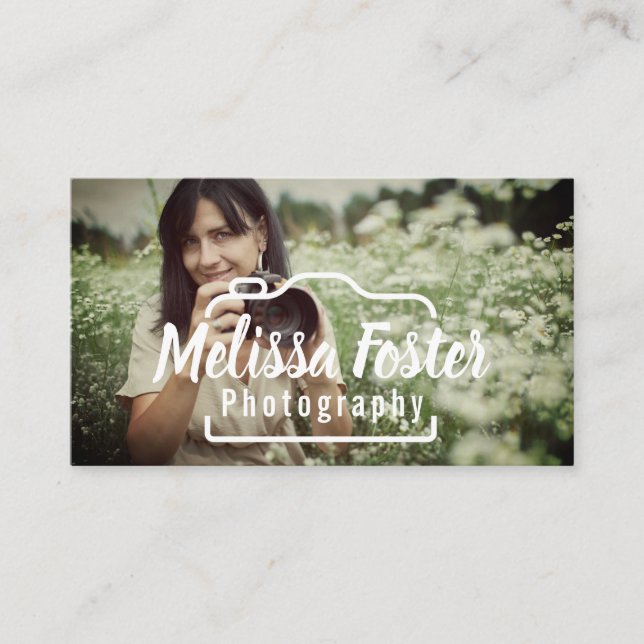 Custom Photography Photo Business Card (Front)