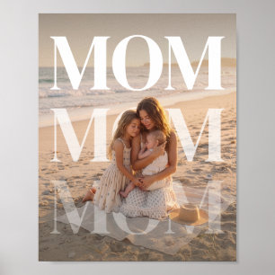 Custom PhotoPop Mum Poster