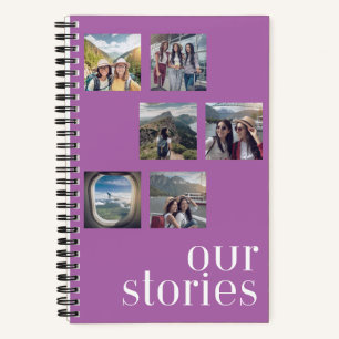 Custom Photos Best Friends Journal In Purple