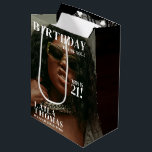 Custom Photos Birthday Party Magazine Cover Medium Gift Bag<br><div class="desc">A unique custom birthday party magazine cover gift bag. Customise this birthday magazine cover gift bag template with your beautiful photos and create one of a kind, unique birthday thank you gift bag. Ideal for anyone who loves fashion, loves magazines, unique birthday invitations and styles. Matching magazine cover theme birthday...</div>