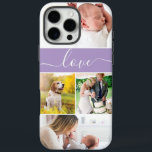 Custom Photos Memories Love Script purple  iPhone 16 Pro Max Case<br><div class="desc">Introducing our Custom Family Photo Mom Memories Love Script purple Case-Mate iPhone Case, the perfect accessory to showcase cherished memories and express love for mom. If she's been searching for a phone case that truly reflects her individuality, look no further. This personalized iPhone case allows her to feature custom family...</div>
